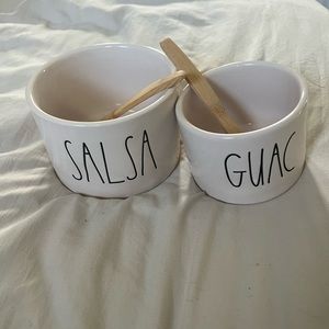 Rae Dunn Salsa and Guac Serving Bowls